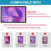 Husă ProCase pentru tabletă Lenovo Idea Tab Pro 12.7 (2025), cu suport pentru creion, TB-373FU TB-375FC, husă de protecție Smart Cover - Negru 2