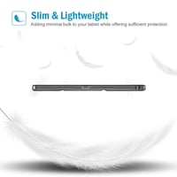 Husă ProCase pentru tabletă Lenovo Idea Tab Pro 12.7 (2025), cu suport pentru creion, TB-373FU TB-375FC, husă de protecție Smart Cover - Negru 5