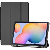 Husă ProCase pentru tabletă Samsung Galaxy Tab S6 Lite 10,4" (2024/2022/2020) cu suport pentru S Pen, capac spate transparent, SM-P620/P625/P610/P613/P615/P619 - Negru 1