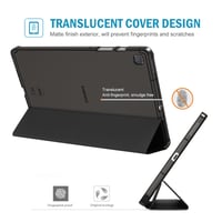 Husă ProCase pentru tabletă Samsung Galaxy Tab S6 Lite 10,4" (2024/2022/2020) cu suport pentru S Pen, capac spate transparent, SM-P620/P625/P610/P613/P615/P619 - Negru 2
