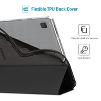 Husă ProCase pentru tabletă Samsung Galaxy Tab S6 Lite 10,4" (2024/2022/2020) cu suport pentru S Pen, capac spate transparent, SM-P620/P625/P610/P613/P615/P619 - Negru 6