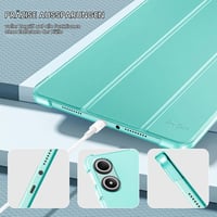Husă ProCase pentru Xiaomi Redmi Pad Pro 12.1 (2024) - Husă de protecție tri-fold, subțire, ușoară, Smart Cover, cu spate mat semitransparent, culoare mentă 5