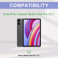 Husă ProCase pentru Xiaomi Redmi Pad Pro 12.1 (2024) - Husă de protecție tri-fold, subțire, ușoară, Smart Cover, cu spate mat semitransparent, culoare mentă 2