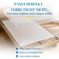 PROCAVE Plstená podložka pod rošt 90x200 cm - Priedušná podložka pod matrac z vpichovanej plsti, chránič matraca, Made in Germany 5