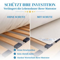PROCAVE Plstená podložka pod rošt 90x200 cm - Priedušná podložka pod matrac z vpichovanej plsti, chránič matraca, Made in Germany 2