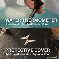 PRODIGY X XL 85cm Hordozható Jégfürdő Fedéllel és Hőmérővel Sportolóknak 6