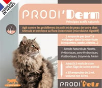 PRODIPETS Macska Bőr- és Szőrzet Ápolás Táplálékkiegészítés 30 Ampulla 2