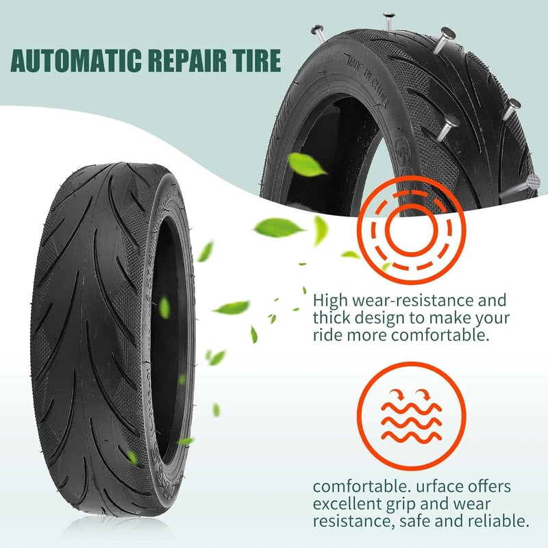 Prodroam 10 Colos Tubeless Gumiabroncs 60/70-6.5 Segway Ninebot Max G30 G30D G30E G30P Elektromos Roller Csere Gumi Önjavító 2db - 2 x self-repairing