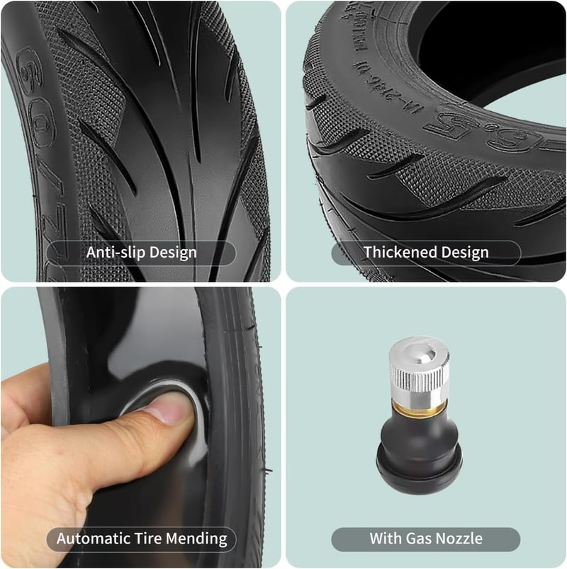 Prodroam 10 Colos Tubeless Gumiabroncs 60/70-6.5 Segway Ninebot Max G30 G30D G30E G30P Elektromos Roller Csere Gumi Önjavító 2db - 2 x self-repairing