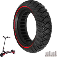 Prodrocam 10 Hüvelykes Piros Tömör Gumi Elektromos Roller Joyor Y8-S Kukirin G2 Max Kugoo M4 Pro - red 1