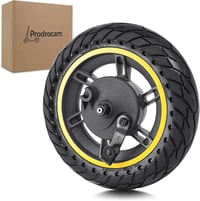 Prodrocam 10 Hüvelykes Tömör Gumi Kerék Segway Ninebot Max G30 Elektromos Roller Elülső Kerék - black 1