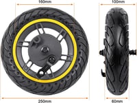 Prodrocam 10 Hüvelykes Tömör Gumi Kerék Segway Ninebot Max G30 Elektromos Roller Elülső Kerék - black 5