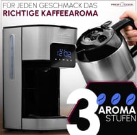 Profi Cook PC-KA 1191 Kávéfőző 8-10 Csészés Termoszszos Érzékelős Vezérléssel 4