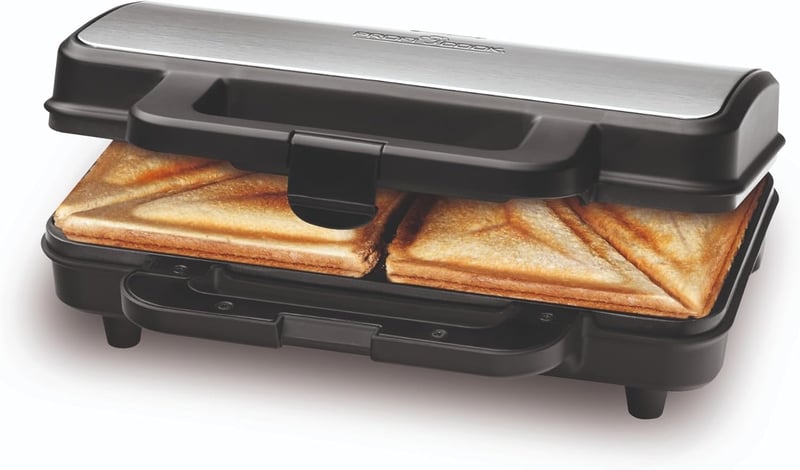 Profi Cook PC-ST 1092 XXL szendvicssütő rozsdamentes acél, tapadásmentes bevonattal