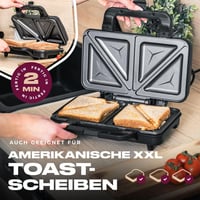 Profi Cook PC-ST 1092 XXL szendvicssütő rozsdamentes acél, tapadásmentes bevonattal 2