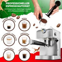 Espressor ProfiCook PC ES 1267 cu portfiltru, pompă italiană de 20 bari, pentru cafea măcinată și capsule compatibile Nespresso 3
