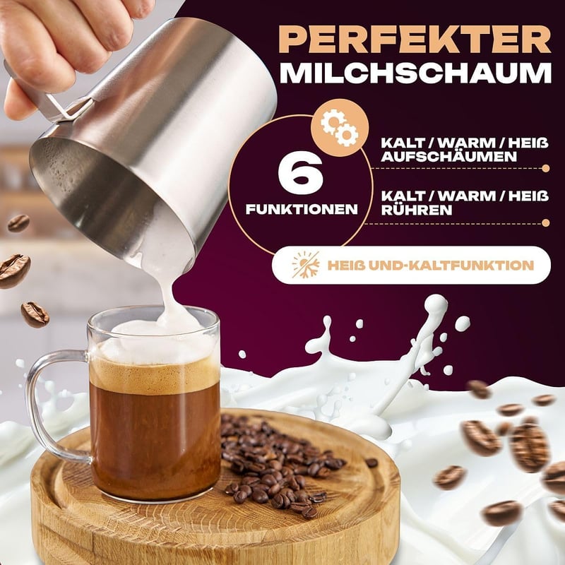 ProfiCook PC-MS 1032 rozsdamentes acél tejhabosító
