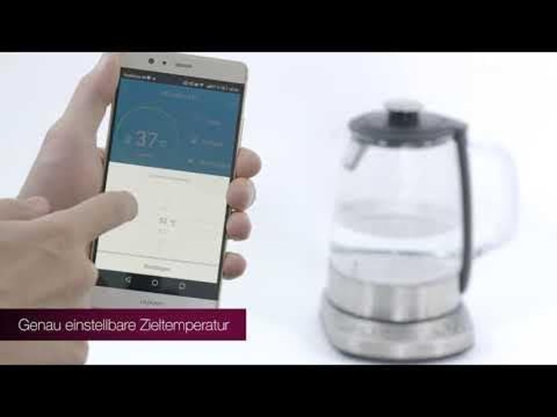 ProfiCook PC-WKS 1167 G 2in1 Vízforraló Teafőző Üveg Rozsdamentes Acél 1,5L