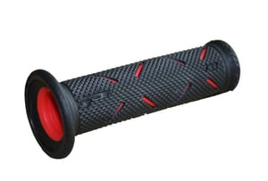 Manșoane ghidon motocicletă stradală Progrip 717 Superbike, roșii, 125 mm, set 2 bucăți