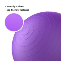 PROIRON 55cm Lila Gimnasztikai Labda Pumpával, Szülési és Yoga Labda 2