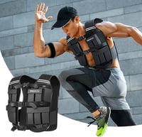PROIRON Állítható Súlyzott Mellény 10/20 kg Reflektív Csíkokkal Futáshoz és Edzéshez 6