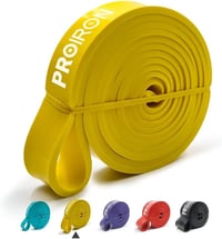 PROIRON Ellenállás Gumiszalag Szett Edzéshez - Természetes Gumiból, Szakadásbiztos, 6,8-14kg Terhelés, Fitness, Izomépítés, Húzódzkodás, Jóg 1