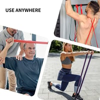 PROIRON Ellenállásszalag Szett Edzéshez - Lila (27-45kg) Természetes Gumiból, Erősítő Gumiszalag Fitness, Edzés, Izomépítés, Jóga és Crossfi 6