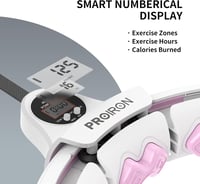 PROIRON Fitness Hula Hoop 1,2-1,8 kg Súlyozott Habszivácsozás 73-98 cm 4