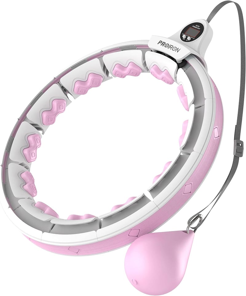 PROIRON Fitness Hula Hoop 1,2-1,8 kg Súlyozott Habszivácsozás 73-98 cm