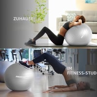 Gymnastická lopta PROIRON s pumpou, fitnes a pilates lopta s technológiou proti prasknutiu na tréning rovnováhy, kancelárska lopta na sedenie pre dospelých 6