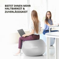 Gymnastická lopta PROIRON s pumpou, fitnes a pilates lopta s technológiou proti prasknutiu na tréning rovnováhy, kancelárska lopta na sedenie pre dospelých 5
