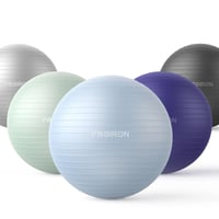Gymnastická lopta PROIRON s pumpou, fitnes a pilates lopta s technológiou proti prasknutiu na tréning rovnováhy, kancelárska lopta na sedenie pre dospelých 7