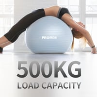 PROIRON Gimnasztikai Labda Pumpával, Egyensúly és Magedzés Tréninghez, Robusztus Fitnesz Labda 4