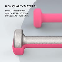 PROIRON Neoprén Súlyzó Szett 2 db Női Fitness Jóga Pilates Tornához - 2 x 1 kg pink 6