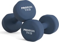 Proiron Neoprén Súlyzó Szett 2 db Női Tornához Jógához Pilateshez 1