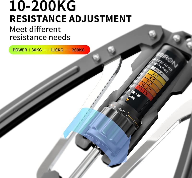 PROIRON Power Twister 10-200 kg állítható hidraulikus erőfejlesztő