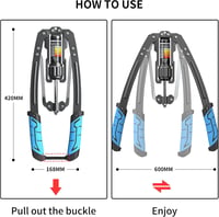 PROIRON Power Twister 10-200 kg állítható hidraulikus erőfejlesztő 7