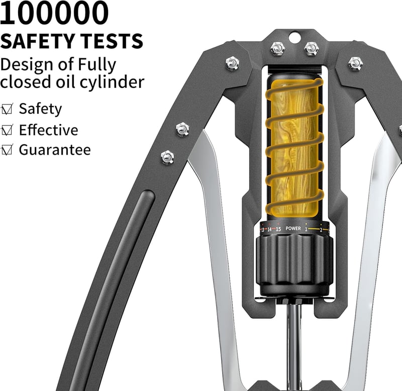 PROIRON Power Twister 10-200 kg állítható hidraulikus erőfejlesztő