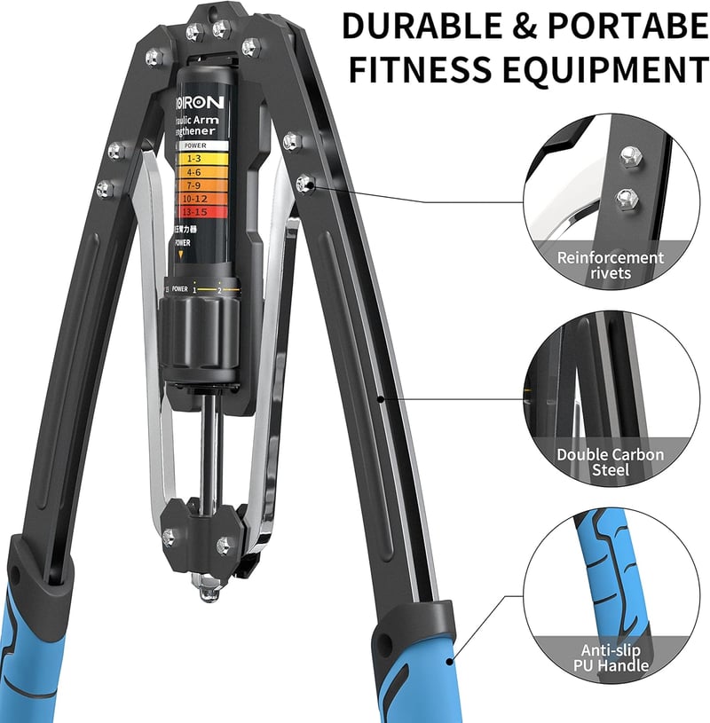 PROIRON Power Twister 10-200 kg állítható hidraulikus erőfejlesztő