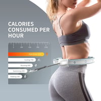 Inteligentná obruč PROIRON Hula Hoop pre dospelých so závažím, 16 odnímateľných segmentov, na chudnutie a cvičenie, modrá 7