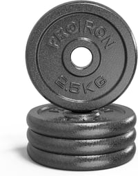PROIRON súlylemez 25mm -2.5kg x 4 edzéshez nőknek férfiaknak 1