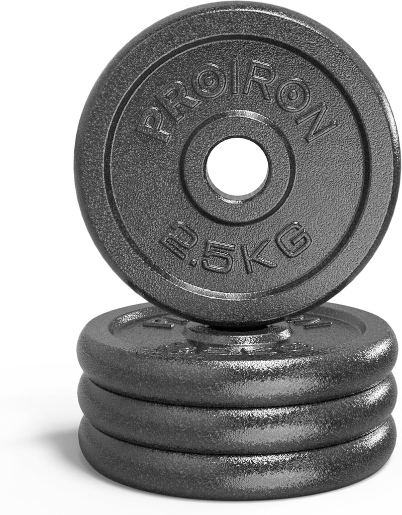 PROIRON súlylemez 25mm -2.5kg x 4 edzéshez nőknek férfiaknak
