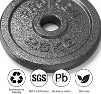 PROIRON súlylemez 25mm -2.5kg x 4 edzéshez nőknek férfiaknak 3