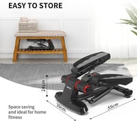 PROIRON Swing Stepper 120 kg kijelzővel - Lábedzés és fenék edzéshez, csendes hidraulikus stepper 6