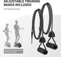 PROIRON Swing Stepper 120 kg kijelzővel - Lábedzés és fenék edzéshez, csendes hidraulikus stepper 7