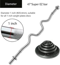 PROIRON SZ Bicepsz Rúd 120 cm, 25 mm Krómozott Acél, Recézett Fogás, 100 kg Teherbírás, Edzőtermi Minőség Testépítéshez 3