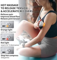 PROIRON Vibrációs Masszázslabda Tapadókoronggal - Fűthető Trigger Point Masszírozó Hát, Nyak, Váll és Kar Izomfájdalmakra 5
