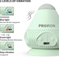 PROIRON Vibrációs Masszírozó Labda Tapadókoronggal - Fűthető Trigger Point Masszázs Hát, Nyak, Váll és Kar Izomfájdalmakra 4