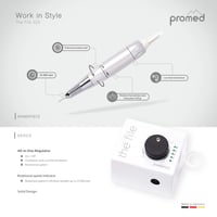 Pila electrică pentru unghii Promed The File 525, 25000 rpm, rotație bidirecțională, pentru unghii cu gel, acril și naturale, manichiură și pedichiură 4