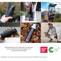 Promixx PURSUIT šejker na proteín 950 ml - Nepriepustná BPA-free fľaša na proteínový prášok a predtréningové nápoje - Oceánovo modrá 8